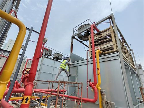 夏季循环水冷却塔表面结垢堵塞怎么清洗才能够快速解决